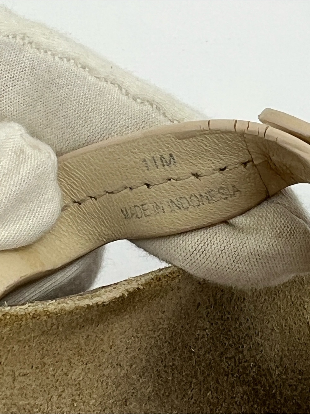 TORY BURCH MILLER CLOUD SANDALS CREAM/CARAMEL COLORS, LEATHER TOP, MILTI CORK 11 - Picture 15 of 17